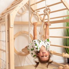 Wooden Climbing Playhouse is a unique combination of Montessori climber and kids' hut, fulfilling every child's dream. Additionally, this playhouse can be enhanced with various gymnastic elements to make it even more functional and the playtime more engaging. For instance, it pairs perfectly with a Montessori ramp, rope swings, gymnastic rings, and more. Thanks to its compact size, Wooden Playhouse is suitable for kids aged 8 months to 8 years and can easily fit into any child's room, creating a Playhouse Indoor, Montessori Climbing, Toddler Climbers, Gymnastic Rings, Indoor Playhouse, Commercial Playground Equipment, Playground Ideas, Playground Set, Sensory Lights