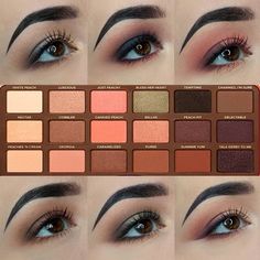 Creative Eyeshadow, Color Durazno, Beautiful Eye Makeup, Sweet Peach