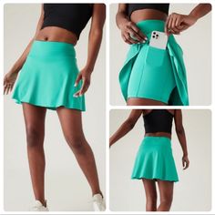 Athleta Ace High Rise Skirt/Skort-Nwt-Tropics Color-Bright & Beautiful(Color Looks Almost Identical To Lululemon Maldives Green). Runs A Bit Big Imo. Please See Pics For Measurements & Reviews. Check Out My Closet For Tons Of Other Athleta & Lululemon Items!! Bundle & Save On Shipping-Price Firm!! No Offers Please No Trades Rude Comments Will Not Be Tolerated Sports Mini Skirt With Built-in Shorts, Athleisure Tennis Mini Skirt With Built-in Shorts, Sporty Mini Skirt For Sports, Green Swim Skirt With Built-in Shorts For Sports, Blue Stretch Skort For Tennis, Blue Stretch Tennis Skort, Sporty Lined Skort For Sports, Sporty Mini Skirt With Built-in Shorts For Sports, Sporty Green Mini Skirt For Sports