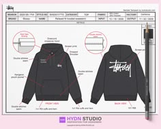 the hoodie is designed to look like it has been cut out and printed on