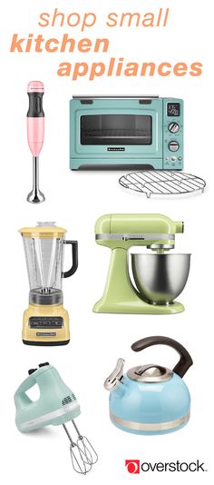 there are many kitchen appliances on this page