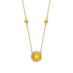 Kiki Mcdonough, Citrine Necklace, Citrine, Yellow Gold, Necklaces, Yellow, Gold