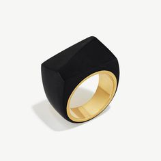 Sura Horn Statement Ring Horn Ring, Stackable Necklaces, Innovation And Entrepreneurship, Tarnish Remover, Stacked Earrings, The Horn, Ethical Jewelry, Ring Crafts, Black And Brass