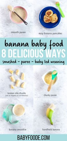 banana baby food 8 delicious ways