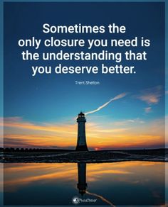 a lighthouse with the sun setting in the background and a quote on it that says, sometimes