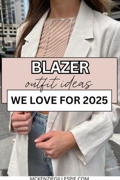 Elevate your wardrobe with the hottest blazer outfit ideas for 2025! Discover chic and versatile blazer styles perfect for any occasion, from casual to formal. Whether you're pairing with tailored trousers or rocking a more laid-back jeans look, these trends will keep you at the forefront of women's style. Dive into bold colors, oversized fits, and unique textures that define this year's must-have blazers. Get inspired and stand out with these on-trend blazer looks that are set to dominate st... 2025 Fashion Trends, Chic Blazer Outfit, Blazer Outfit Ideas, Unique Textures, 2025 Fashion, Jeans Look, Blazer Outfit