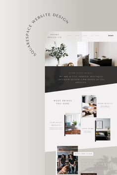 an image of a website design for interior decorating company in the uk and europe