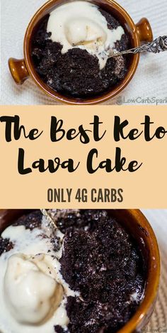 the best keto lava cake only 4g carbs in one bowl and no ice cream