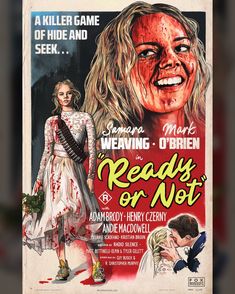 a movie poster for the film ready or not