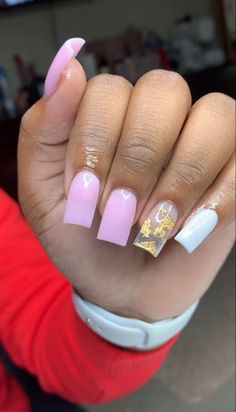 Birthday Sets Nails Short, Class Of 2023 Nail Designs, Instagram Baddie Acrylic Nails Short, Birthday Nails For 13 Short, 13 Birthday Nails Short, Baddie Acrylic Nails Short Spring, Short Boujee Acrylic Nails, Prom Short Nails, Short Birthday Nail Designs