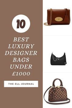 Designer Bags Under 1000, Must Have Luxury Bags, French Handbags, Handbag Inspiration, Luxury Bag Brands, Italian Handbags, Luxury Designer Bags, Luxury Tote Bags, Best Designer Bags