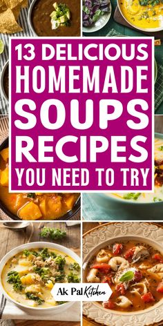 Homemade soup recipes are the perfect comfort food. Whether you’re looking for creamy soups, healthy soup recipes, or something hearty for dinner, these easy soup ideas have you covered. Try quick one-pot soups for busy weeknights or cozy crockpot soups for a hands-off meal. From classic flavors to low-carb soups, these soups are great for meal prep and family-friendly dinners. With flavorful and budget-friendly ingredients, these comfort soups make winter meals delicious and simple. Healthy Hearty Soup Recipes, Small Soup Recipes, Winter Soups Recipes, Easy Soup Ideas, Soups Healthy, Savory Soup Recipes, Homemade Soup Recipes, Soup Recipes Easy, Soup Night