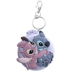 a key chain with a cartoon character on it