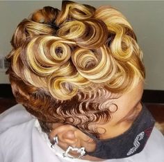 Pin Curl, Finger Wave Hair, Jerry Curl, Natural Hair Diy, Short Hair Images, Black Ponytail Hairstyles, Short Locs Hairstyles, Quick Weave Hairstyles