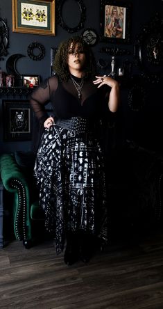 Plus Size Witchy Outfits, Goth Plus Size, Plus Size Goth, Casual Goth, Witch Fashion, New Blog Post, Gothic Outfits