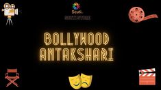 the words hollywood antakshirt are lit up in yellow