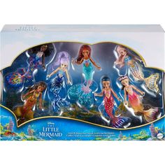 the little mermaid doll set in its box