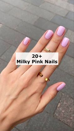 40+ Milky Pink Nails You Can't Get Around This Year brings together the best Nagel Inspo with trendy Nagellack shades. Perfect for summery nails and casual nails alike, these milky nails range from subtle, short cute classy nails to glitter pink designs. Featuring nail arts like Pink Nails OPI and subtle yet chic small classy nails, this collection has something for every style. Discover basic nails, Manikur Kuku, and even a touch of Kutek Disney charm for a playful, polished look this season.