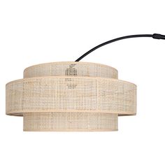 Elevate your decor with the Romola Arched Floor Lamp. This lamp features a rattan shade that adds a touch of warmth and texture to any room. With a 150W type bulb capacity and a tri-light switch, it offers versatile lighting options for reading, ambiance, or task lighting. The dimensions measure 16.25 inches in width, 82 inches in height, and 40.75 inches in depth, making it a statement piece for living rooms, bedrooms, or home offices. AllModern Shade Color: Natural | AllModern Romola 82 In. Fl Rattan Wicker Floor Lamps, Arched Floor Lamp Rattan, Floor Lamp Rattan Shade, Wall Mount Lamp With Curved Arm Rattan Shade, Brodie Wood Floor Lamp With Woven Shade, Rattan Shades, Black Floor Lamp, Task Lighting, Garden Lighting