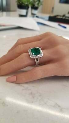 Columbian Emerald Ring, Emerald Pearl Ring, Cushion Cut Emerald Ring, Pukhraj Ring, Emerald Engagement Ring Green, Columbian Emeralds, Luxury Engagement Rings, Diamond Necklace Set, Pave Engagement Ring