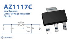 an electronic circuit with the words, low dropout linear voltage regulator circuit on it