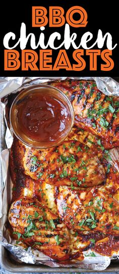 Easy Chicken Breast Recipes, Bbq Chicken Breast Recipe, Chicken Breast Recipes Dinners, Bbq Chicken Breast, Homemade Bbq Sauce, Chicken Grilled, Grilled Bbq Chicken, Baked Bbq Chicken, Easy Chicken Breast