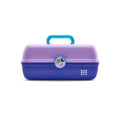 The iconic Caboodles® On-The-Go Girl™ case has a retro vibe and functional form. The top portion features an auto-open tray, flip lid, mirror, and compartments for easy organization of your glam essentials. The bottom of the case has abundant space for larger items, like makeup palettes and brushes. A sturdy design and a secure latch make this item travel-friendly! This case is the ultimate organizer for makeup, skincare products, hair accessories, school supplies, or whatever you are passionate Toiletries Organization Travel, Organizer For Makeup, Makeup Caboodle, Makeup Palettes, Lip Smackers, Makeup Bag Organization, Toiletries Organization, Easy Organization, Travel Toiletries