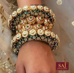 Handmade item Kundan Bridal gold kada, Jadau bangals, Kundan Jewelry, Rajwada kada, wedding jewelry,Bangles,Traditional Jewelry/ Bangals for Bridemaids Inspired from the film Padmavat Screw lock bangles with ruby detailing in royal rajwadi style size  All Size Available 2.4, 2.6, 2.8 Fashion Empire Studio gives you new look, Made of high quality material(s).  This is very Designer, Tradition Kada . Every Women wants Wear Something new and Stylish Items so this is only for u. Its A Choice Of Many Bollywood Celebrities. Trust me, it is more Beautiful in Real another the Picture  Designed By Master Craftsmen. Based On Indian beautiful Jewelry with a touch of the a contemporary art. Close Up Pictures Taken To Show Details In Item, So Item May Looks Larger. Please Read Above Descriptions For Si Meenakari Bangles, Gold Kada, Bridal Jewellery Design, Kundan Jewelry, Style Royal, Pearl Bangle, Stone Bangle, Bangles Jewelry Designs, Bridal Bangles