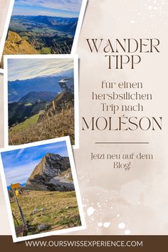 Wandern (nicht nur) im November: die Kammwanderung von Le Moléson - Unsere Schweizer Erlebnisse Hiking Tips, Best Hikes