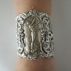 Unique Silver Filigree Cuff Bracelet, Unique Silver Filigree Bracelet, Unique Antique Silver Bracelet For Wedding, Victorian Hallmarked Cuff Bracelet Collectible, Art Deco Bracelets With Intricate Design As Gift, Victorian Handmade Antique Silver Bracelets, Victorian Silver Bracelets For Wedding, Handmade Victorian Antique Silver Bracelets, Victorian Style Silver Bracelets As Gift