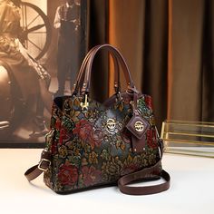 Faster shipping. Better service Handbag Luxury, Flower Handbag, Mothers Bag, Floral Handbags, Purse Brands, Vintage Floral Pattern