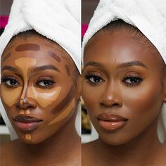 Black Women Makeup Tutorial, Mekap Mata, Makeup Artist Tips, Face Makeup Tips, Smink Inspiration