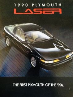 an advertisement for the 1994 plymouth laser