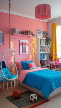 70+ Fresh Bedroom Ideas for Teens Sparkly Bedroom, Fresh Bedroom, Chic Room, Teen Girl Bedroom, Bedroom Designs, Teen Bedroom, Girls Bedroom, Bedroom Ideas