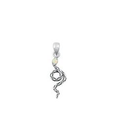 Sterling Silver Wholesale White Simulated Opal Snake Pendant Charm 925 Jewelry Female Unisex All our silver jewelry is crafted from .925 silver also commonly referred to as sterling silver. Sterling silver is the standard for beautiful high-quality silver jewelry and cannot be replicated by lower priced silver plated jewelry. It is 92.5% pure silver, mixed with alloys to add strength and durability to stand the test of time. Keep your fine jewelry shiny and elegant by storing it properly. Jewelry needs to be stored in a dry area, preferably away from air in a jewelry box or plastic bag. Avoid exposure to harsh chemicals. Use a polishing cloth to remove tarnish build-up over time. Size: One Size.  Age Group: adult. Sterling Silver Wholesale, Snake Pendant, Silver Plated Jewelry, 925 Jewelry, Pure Silver, Plastic Bag, Womens Watches, Womens Necklaces, 925 Silver