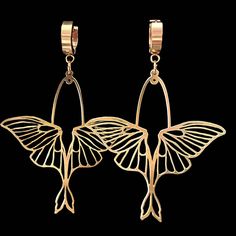 Please allow little Imperfections due to natural Materials and handmade Products Weight per Piece: ~3g Dimensions: ~75mm x 50mm Luna Moth Accessories, Lunar Moth Necklace, Lunar Moth Earrings, Moth Wing Earrings, Nickel-free Butterfly Brass Jewelry, Moon Dust, 4 Ply Yarn, Luna Moth, Gift Packs