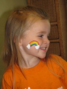 Small Face Painting Ideas, Small Face Painting, Face Painting Ideas For Kids, Dog Face Paints, Easy Face Painting, Rainbow Face Paint, Bodysuit Tattoos