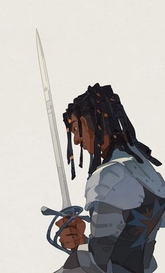 ArtStation - Le prince de Conti, Aki 烨火 Knight Drawing, Black Characters, Black Anime Characters, Dungeons And Dragons Homebrew, Character Poses, Character Design Male, Urban Fantasy, Character Design References, Dnd Characters