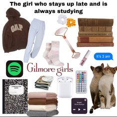 Lazy Girl Aesthetic, Rory Gilmore Aesthetic, Gilmore Aesthetic, Road Trip Kit, Middle School Outfits