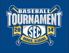 the logo for baseball tournament, featuring bats and ball on a blue background with yellow ribbon