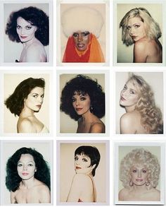 nine pictures of women with different hair styles and hairstyles, all in multiple squares