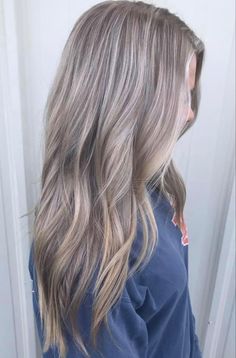 Ash Blonde Hair With Highlights, Dark Ash Blonde Hair, Ashy Hair, Dark Blonde Hair Color, Ash Blonde Hair Colour, Ash Hair Color, Ash Blonde Hair, Brown Hair Balayage