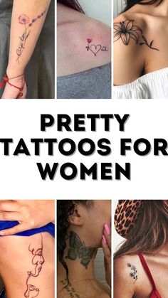 the words pretty tattoos for women written in different languages