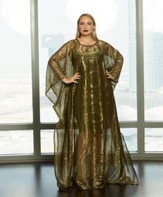 Glamorous Gold Maxi Dress, Elegant Metallic Summer Maxi Dress, Chic Gold Maxi Length Evening Dress, Elegant Metallic Maxi Dress For Summer, Glamorous Gold Floor-length Maxi Dress, Festive Flowy Maxi Dress, Festive Party Abaya Long Dress, Festive Party Long Abaya, Festive Long Dress Abaya For Party