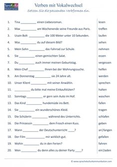 the words are in german and english with pictures on each page to help students learn how to