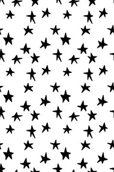 black and white stars on a white background