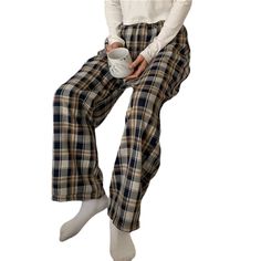 Women Plaid Casual Straight Trousers for Male/Female 2023 Summer Fashion Outfits - XL,Blue Relaxed Fit Cotton Plaid Pants, Plaid Straight Pants For Summer, Summer Plaid Pants For Loungewear, Summer Plaid Straight Pants, Summer Plaid Loungewear Pants, Plaid Relaxed Fit Summer Pants, Summer Relaxed Fit Plaid Pants, Summer Plaid Relaxed Fit Pants, Casual Plaid Cotton Pants