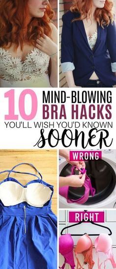 These 10 Bra Hacks Are So Freaking Useful! I love the tip for fixing your underwire! #brahacks #hacks #clothinghacks Bh Hacks, Hacks Lifehacks, Old Bras, Hacks Every Girl Should Know, Bra Hacks, Beginner Sewing Projects Easy, Sewing Projects For Beginners, Clothing Hacks, Diy Hacks