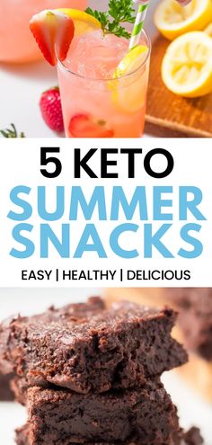 five keto summer snacks that are easy to make and delicious