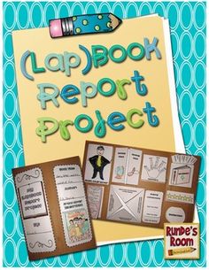 the lap book report project is shown